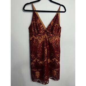 Free People Night Shimmers Mini Dress Size 2 pit to pit is 16 inches MSRP $108